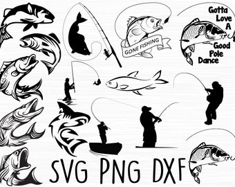 Free Free Fishing Man Svg 357 SVG PNG EPS DXF File