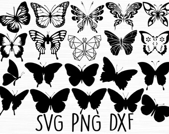 Download Butterfly Silhouette Etsy