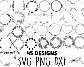 Download Circle Border Svg Etsy