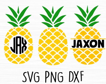 Download Pineapple Monogram Svg Etsy