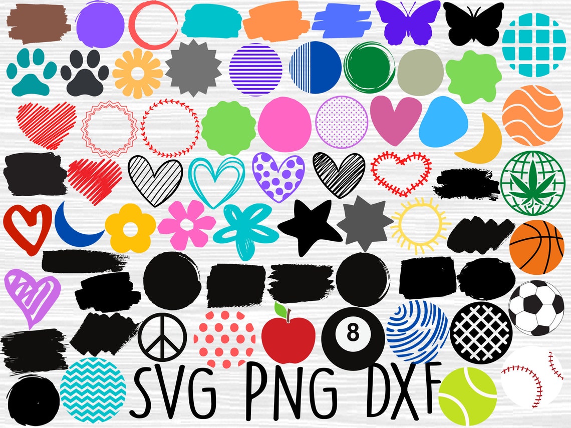 Keychain Svg Keychain Pattern Svg Round Pattern Svg Circle - Etsy