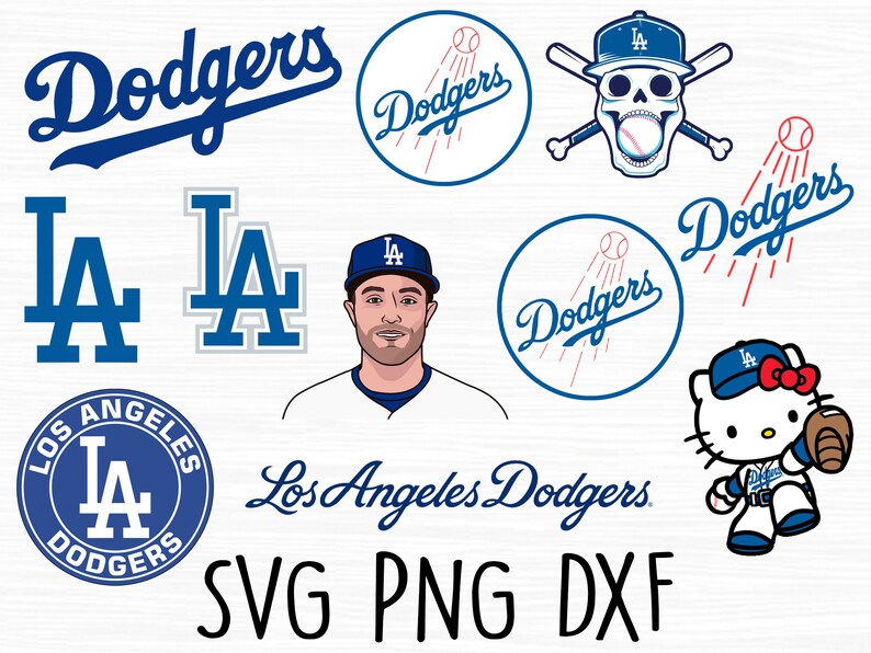 Los Angeles Dodgers svg LA Dodgers svg Baseball svg Sports | Etsy