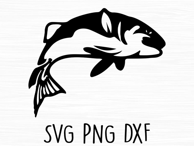 Download Fish Cut File Fishing Svg Fish Silhouette Fish Svg Svg Files For Cricut Drawing Illustration Art Collectibles Vadel Com