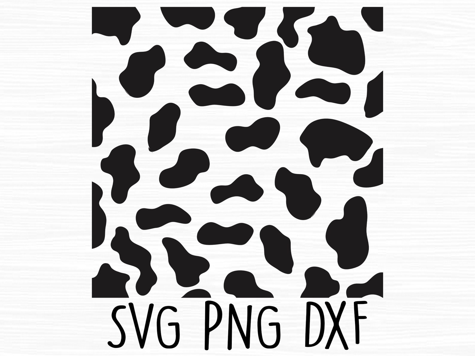 Cow Print Svg Cow Svg Animal Print Svg Svg Files for Cricut Etsy