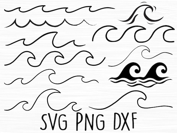Wave Svg Wave Svg Bundle Waves Svg Beach Svg Ocean Svg - Etsy