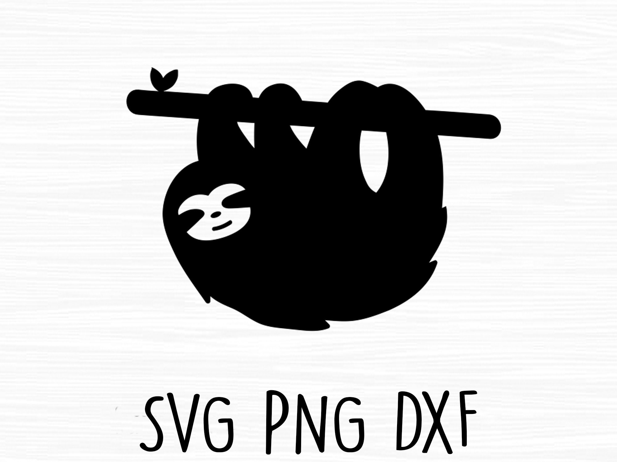 Sloth Svg Sloth Silhouette Svg Sloth Cut File Sloth Animal - Etsy UK