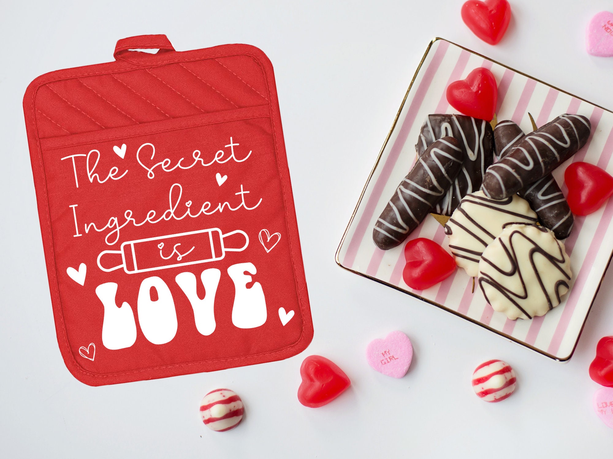 Valentine Pot Holder SVG Bundle Valentine's Day Svg SVG Etsy