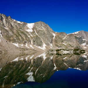 Mountain Reflection, Landscape Photography, Wall Art, Wall Decor, Digital Print, Montana