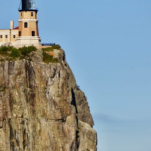 Lighthouse on Lake Superior, Digital Photo, Landscape Photography, Wall Art, North Shore Minnesota