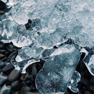 Ice on the Shore of Lake Superior, Landscape Photography, Digital Print, Wall Art, Wall Decor