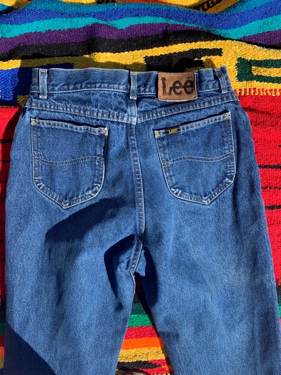 Vintage 70s-80s Lee Jeans, High Waisted Mom Jeans - image 4