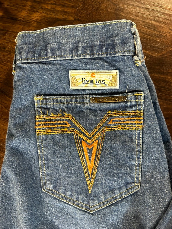 Vintage Live Ins Denim Jeans, High Waisted Mom Jea