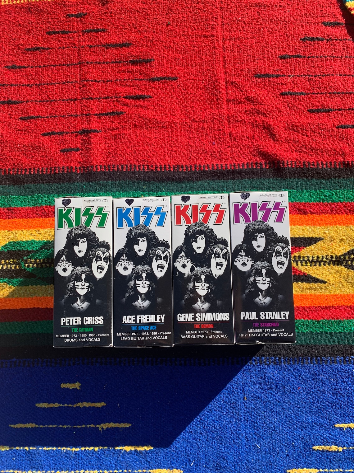 Kiss Dolls, Kiss Figurines, Gene Simmons, Paul Stanley, Ace Frehley