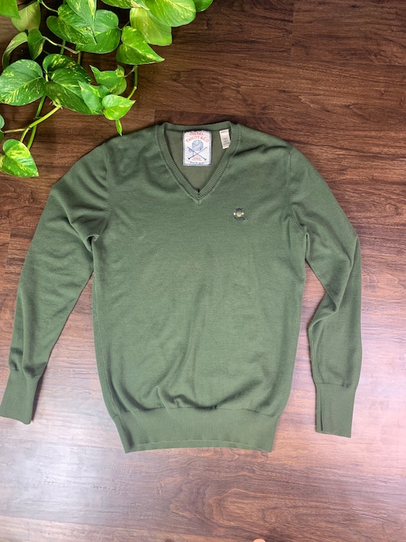 Green pullover deals sweater