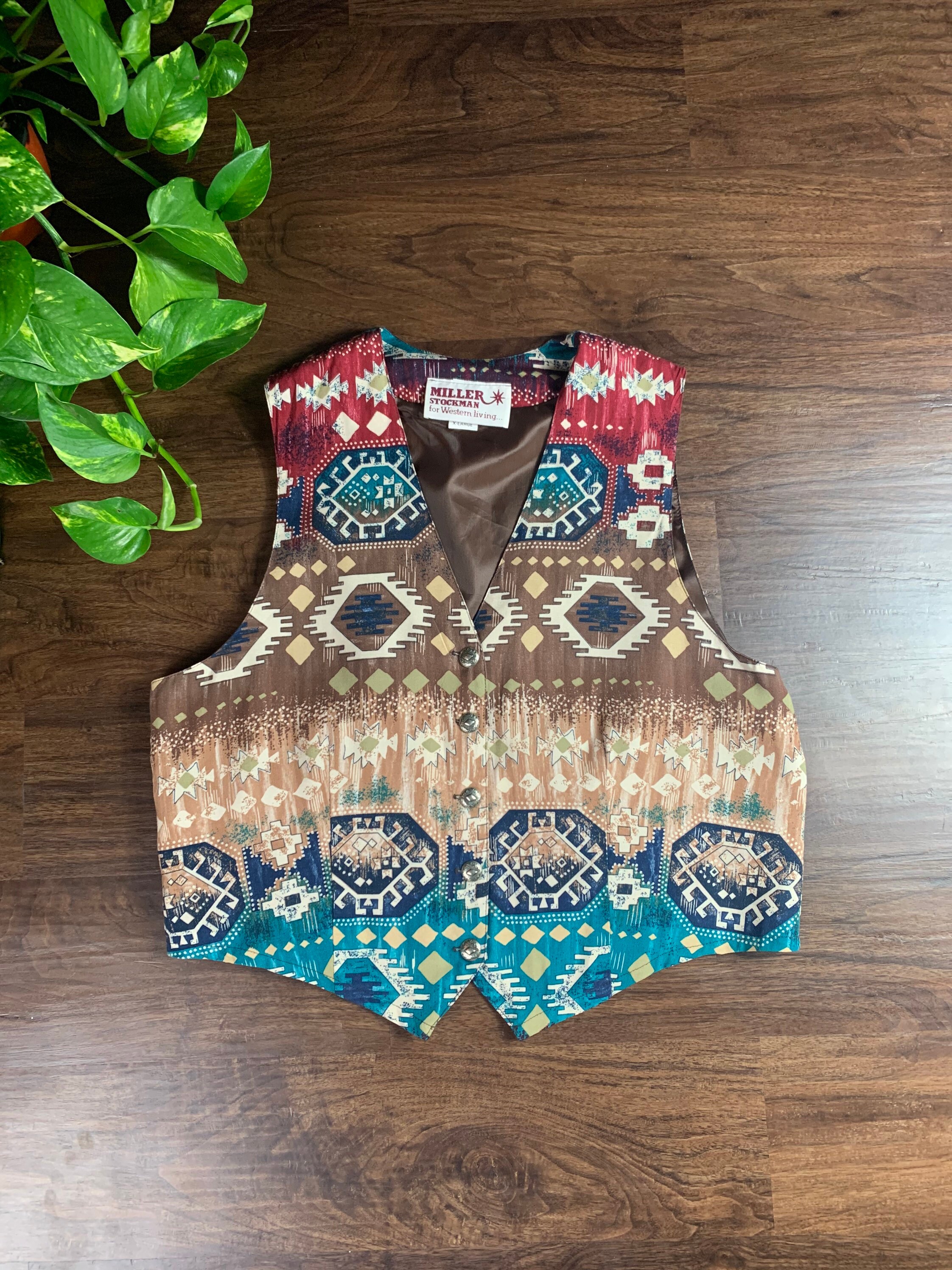 Vintage Southwestern Vest Native 