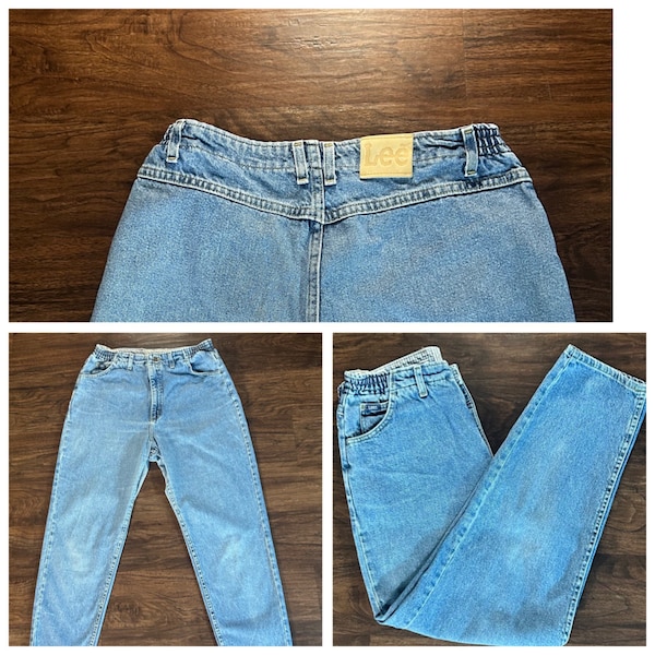 Vintage Lee Jeans, High Waisted Mom Jeans