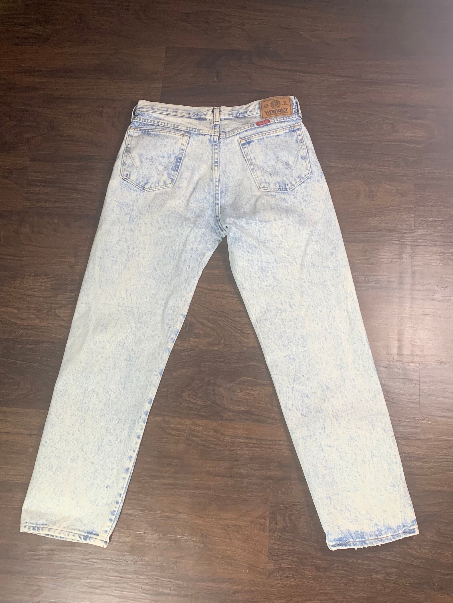Vintage Wrangler Acid Wash Jeans Jeans mamá de cintura alta Etsy