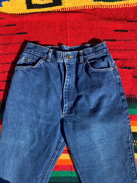 Vintage 70s-80s Lee Jeans, High Waisted Mom Jeans - image 5