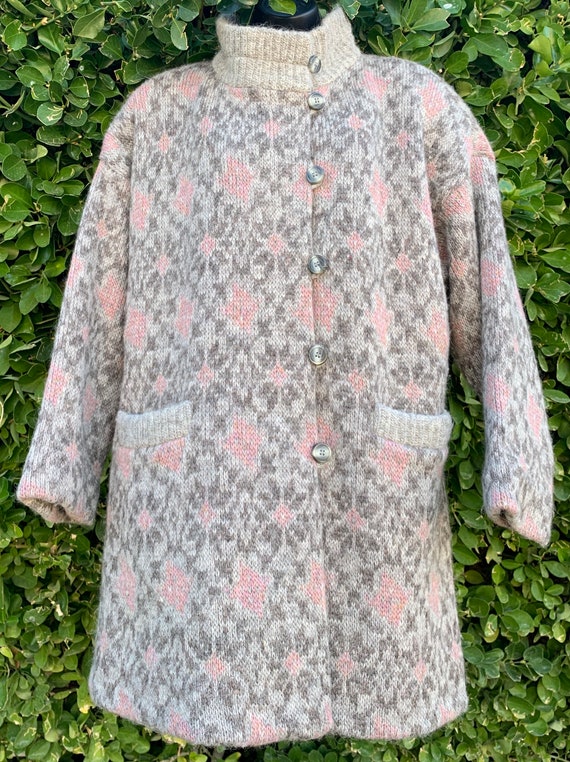Hilda Ltd Vintage 1970s Wool Coat, Oversize Coat,