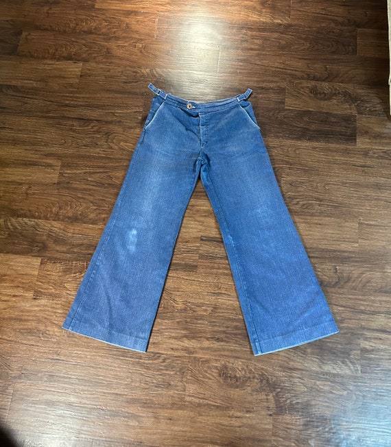 Vintage 1970s Wide Leg Jeans