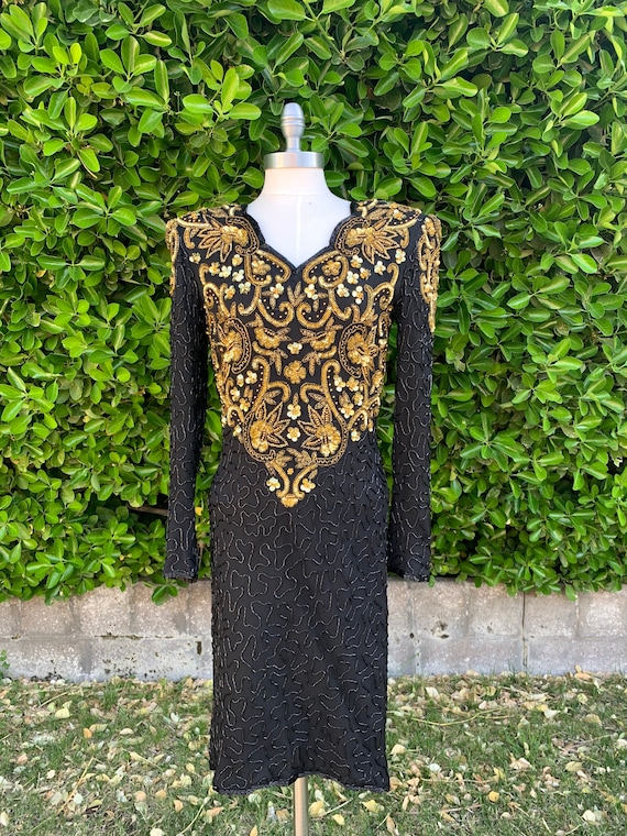classic sequin dress AMIYA Lace Up Back Pattern Sequin Gown