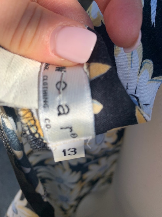 Vintage 90s Flower Grunge Dress - image 9