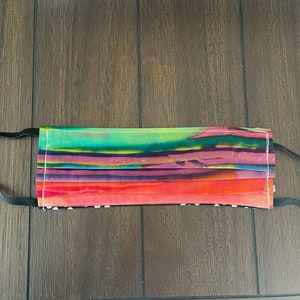 Tie dye design mask