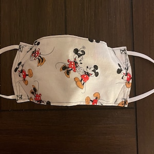 Mickey and Minnie Mouse mask
