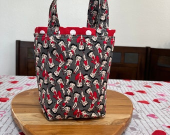 Small Betty Boop designed tote bag