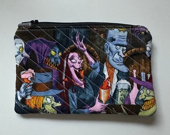 Quilted Monster Pouch