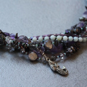Mermaid Necklace Mermaid Jewelry Mermaid Charms Mermaid Charm Necklace Christmas Gift for Her Summer Jewelry Summer Necklace