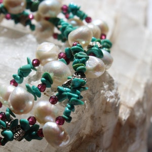 Turquoise Stone Bracelet Butterfly Pearl Bracelet Butterfly Charms Garnet Stone Bracelet Freshwater Pearl Beads Freshwater Pearl Bracelet