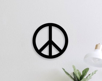 Vredessymbool wanddecoratie