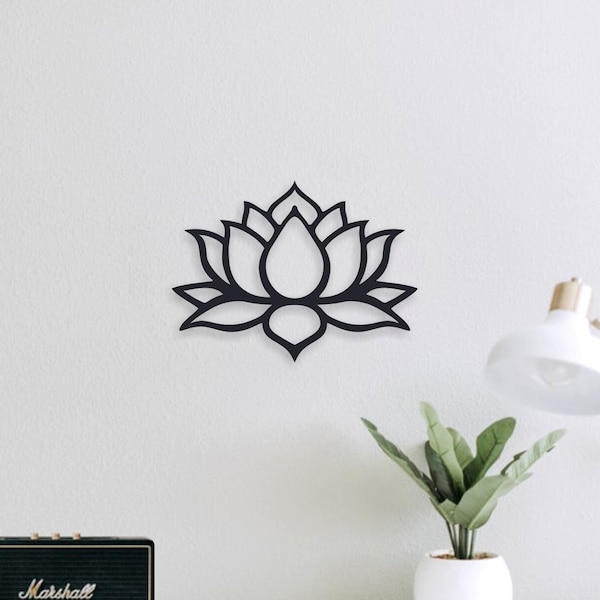Lotus Flower Wall Art Etsy