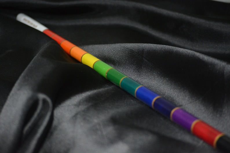 Rainbow Wand golden Dawn Etsy