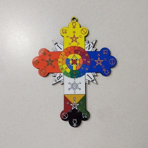 Golden Dawn Rose Cross Lamen