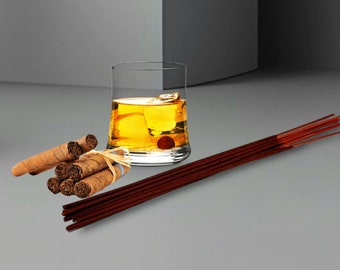 Martial Tobacco & Rum Incense Sticks Handmade for Mars Rituals
