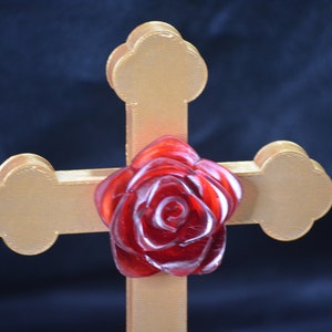 Rose Cross AMORC Fiber Wood