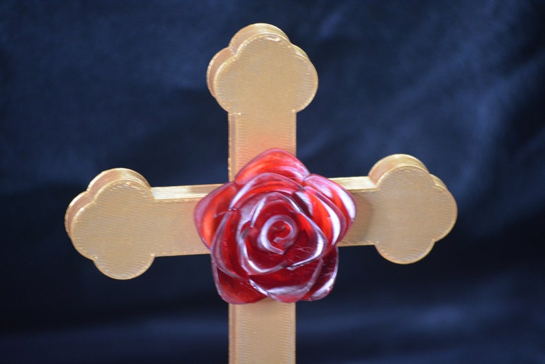 Rose Cross AMORC Fiber Wood