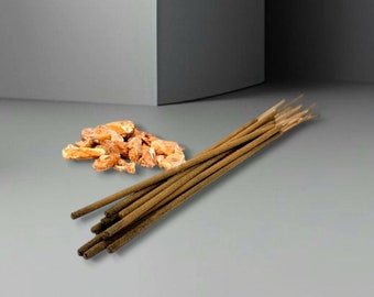 Benzoin Incense Sticks (Premium Quality). It helps with psychic and environmental purification and can be used for divination.