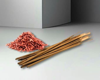 Sandalwood Incense Sticks (Premium Quality). Purifies the atmosphere of negative influences. Denotes wealth and improves concentration.