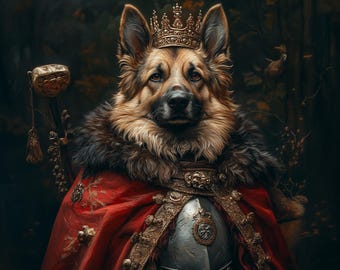 Ritratto di cane reale da foto, ritratto di cane reale, dipinto personalizzato di animale domestico regale, ritratto di gatto reale, regalo commemorativo per animali domestici, arte murale personalizzata