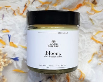 Bloom Shea Butter Balm, Calendula, Cocoa, Pregnancy Tummy Balm