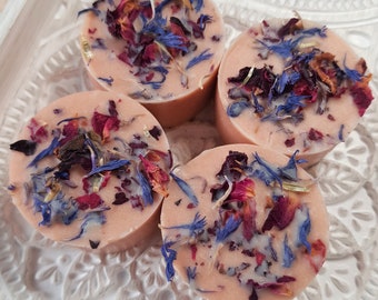 Rose Tea Bath Truffles, Floral Essential Oils, Shea & Cocoa Butter