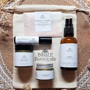 Goddess Ritual Gift set, Self Care Gift, Eco Gift, For Her, Relaxation, Meditation, Organic Kit, Spa Box Set
