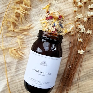 Wild Woman Milk Bath, Lavender Patchouli, Bath Ritual, Moisturising Bath, Healing & Grounding, Moon Bath, Oat Bath