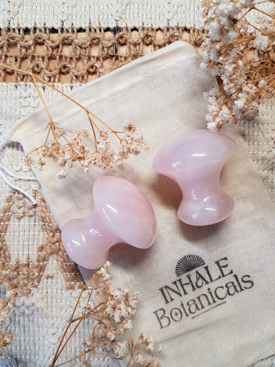 GULSHA Rose Quartz Facial Massage Plate main image 0