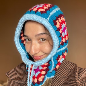 Pasamontañas de ganchillo, pasamontañas grueso y cálido &quot;Abuela&quot;, pasamontañas estilo pasamontañas Bhava&#39;s Style, pasamontañas cálido de invierno, regalo de Navidad, pasamontañas unisex