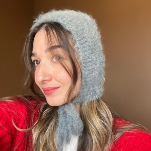 Crochet Balaclava Bonnet, Warm Cozy Bonnet, 30 Different Colors Handmade Warm Hat, Bhava&#39;s Style Bonnet, Hand-knit Balaclava, Vintage Hat