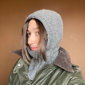手編みのバラクラバ、手編みのスキーマスク、暖かい冬用帽子、モヘアの心地よいマスク、カラフルな暖かい帽子、ヴィンテージ帽子、ボヘミアン帽子、ネックイヤーウォーマー